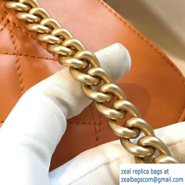 Chanel Chain Flap Medium Bag Caramel 2018