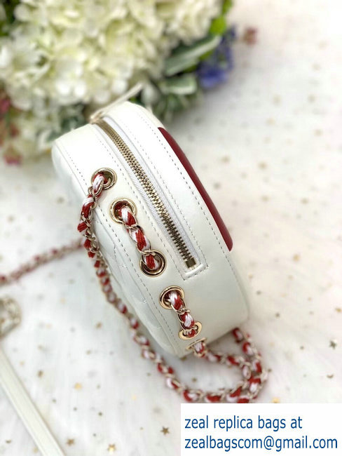 Chanel Coco Lifesaver Small Round Bag AS0209 Red 2018