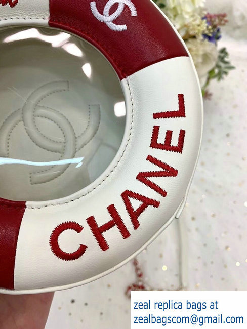 Chanel Coco Lifesaver Small Round Bag AS0209 Red 2018