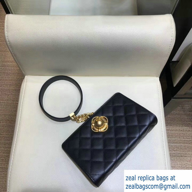Chanel Evening By The Sea Clutch Bag AS0178 Black 2018