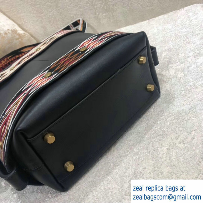 Dior Diorodeo Hobo Bag In Black Supple Calfskin 2018 - Click Image to Close