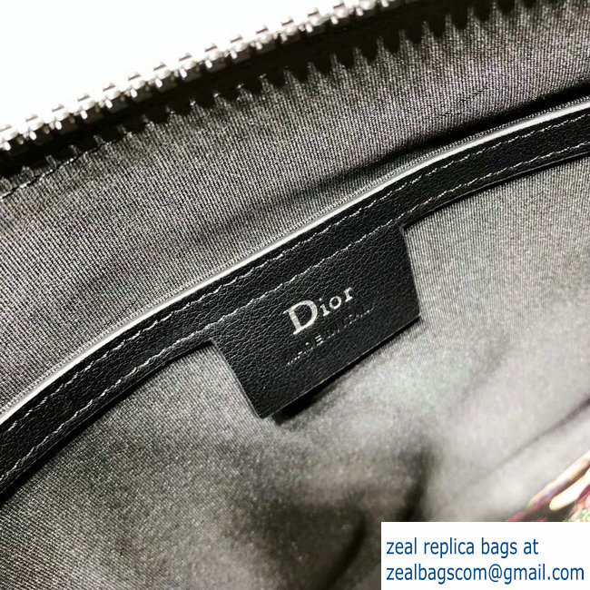 Dior Flat Pouch Clutch Bag in Dior Tribal Nylon 2018