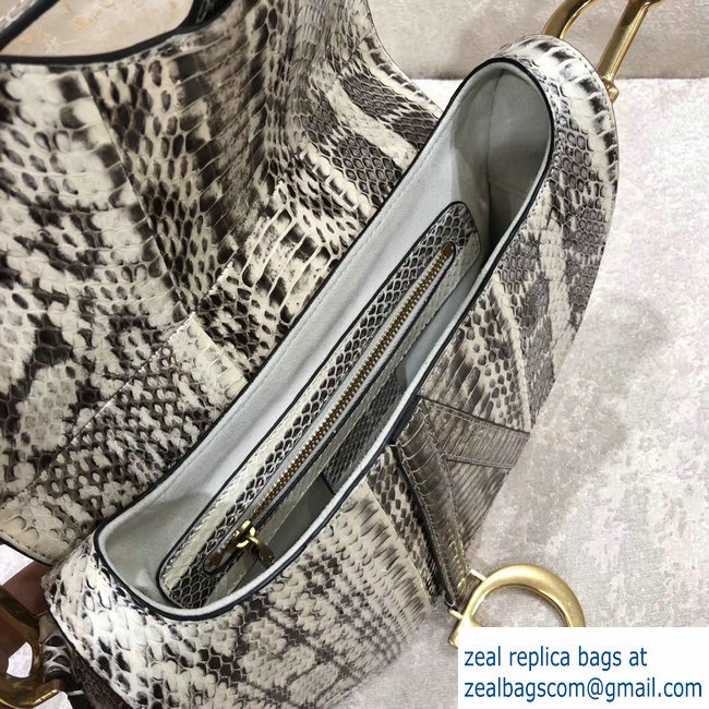 Dior Python Saddle Bag 2018