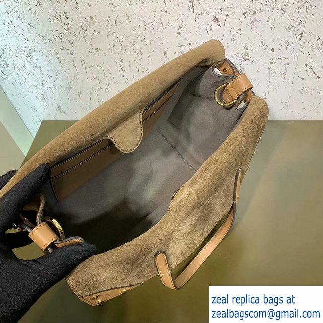 Fendi Flip Large Tote Bag Brown 2019
