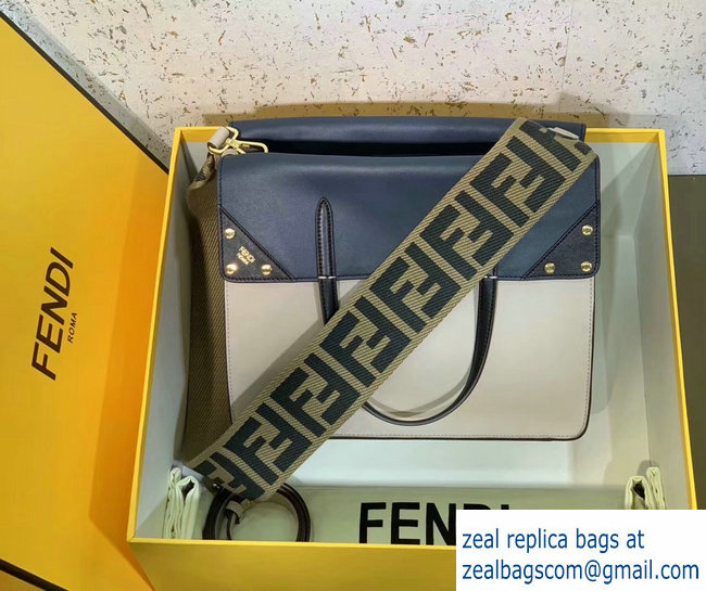 Fendi Flip Large Tote Bag Off White 2019