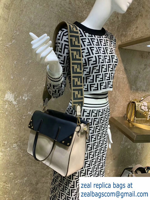 Fendi Flip Large Tote Bag Off White 2019 - Click Image to Close