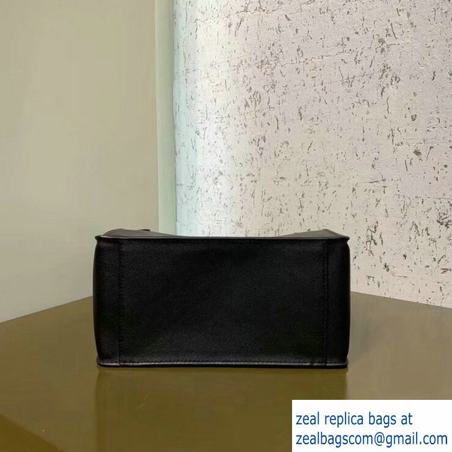 Fendi Flip Regular Medium Tote Bag Black 2019 - Click Image to Close