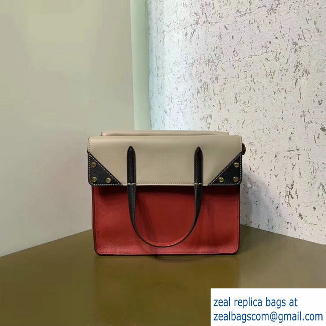 Fendi Flip Regular Medium Tote Bag Red 2019