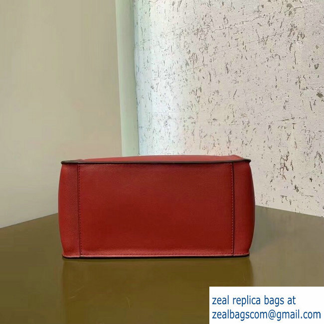 Fendi Flip Regular Medium Tote Bag Red 2019