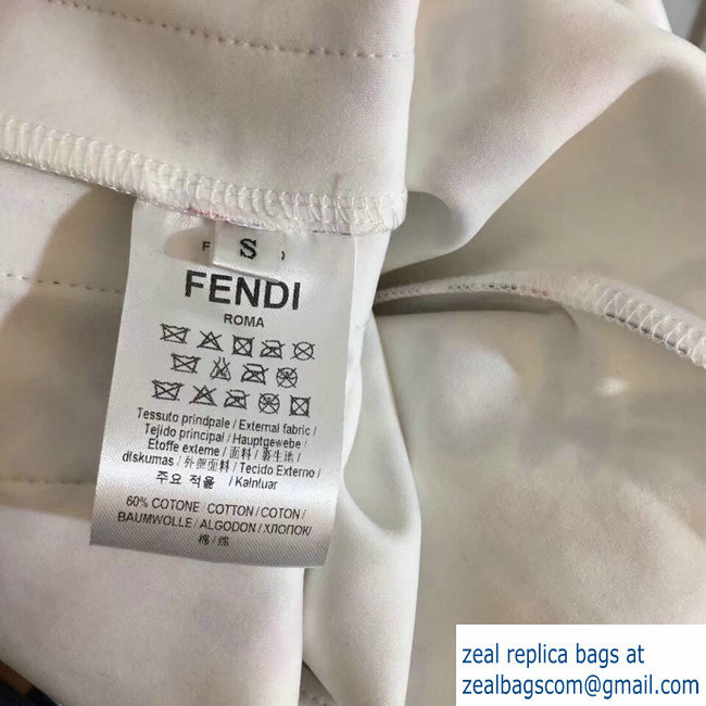 Fendi Mania Logo Pants White 2019