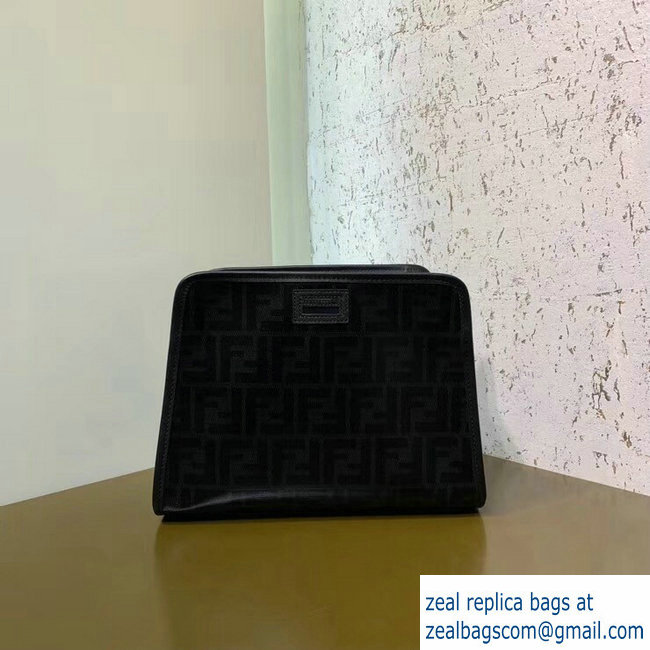 Fendi Mania Logo Peekaboo Cover Case Black/White/Yellow 2019
