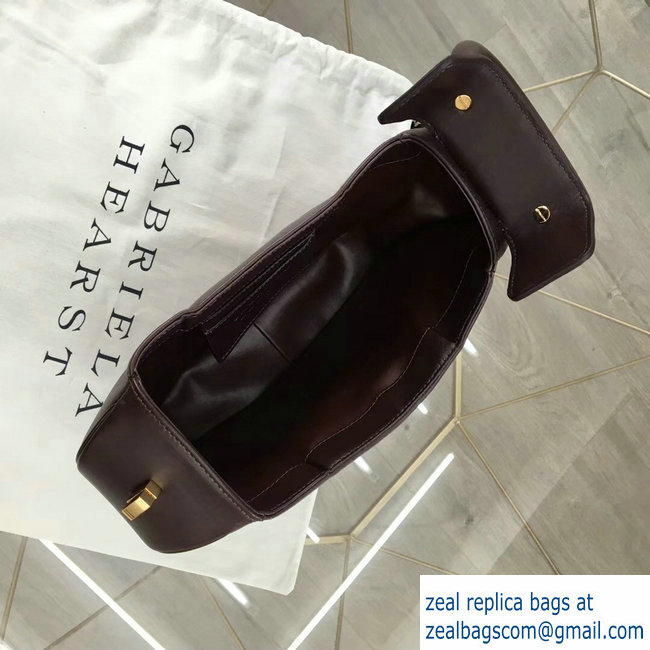 Gabriela Hearst Nina Large Bag Burgundy - Click Image to Close