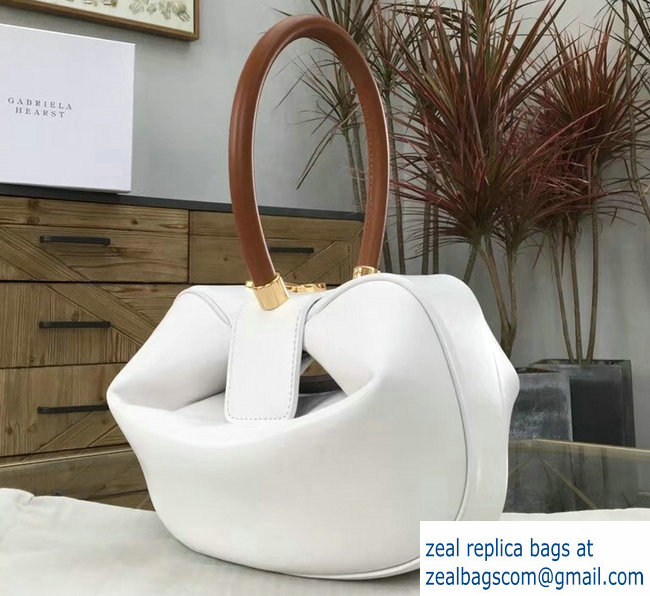 Gabriela Hearst Nina Large Bag White - Click Image to Close