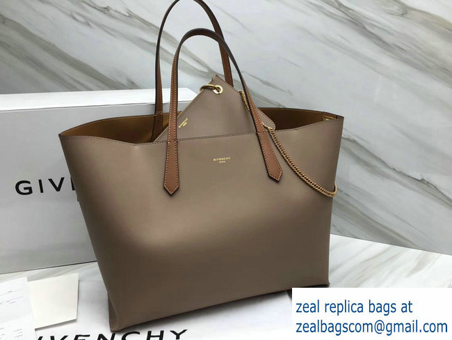 Givenchy GV Shopper Tote Bag In Smooth Leather Camel/Gold 2018 - Click Image to Close