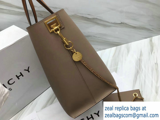 Givenchy GV Shopper Tote Bag In Smooth Leather Camel/Gold 2018