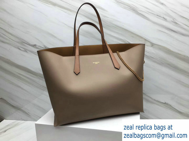 Givenchy GV Shopper Tote Bag In Smooth Leather Camel/Gold 2018