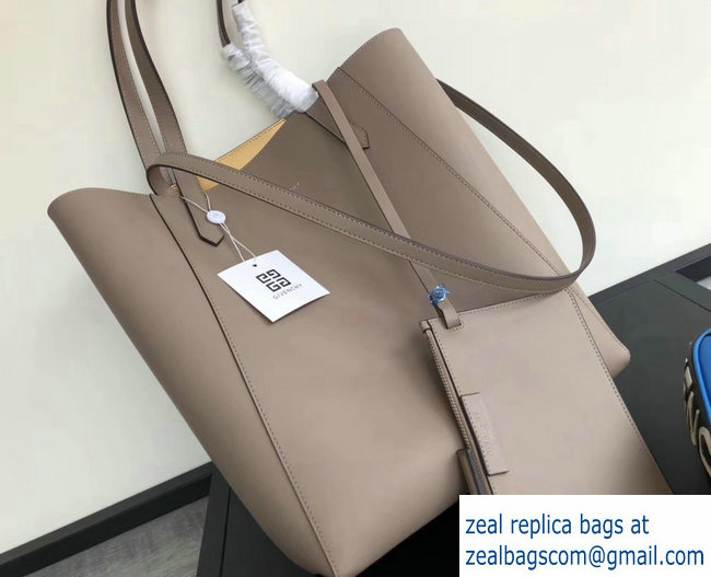 Givenchy GV Vertical Shopper Tote Bag In Smooth Leather Camel/Gold 2018 - Click Image to Close