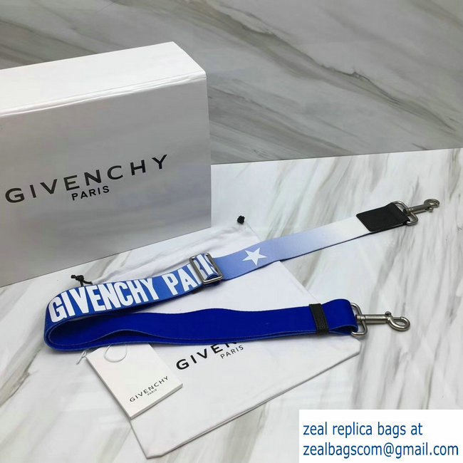 Givenchy Logo and Star Shoulder Strap Blue