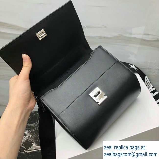 Givenchy Pandora Box Mini Bag Black Logo Strap 2018 - Click Image to Close