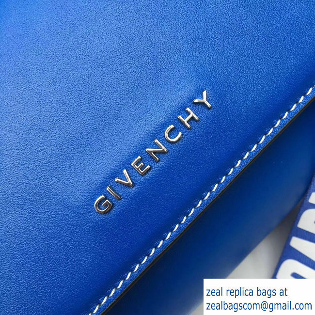 Givenchy Pandora Box Mini Bag Blue Logo Strap 2018 - Click Image to Close