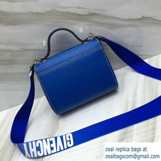 Givenchy Pandora Box Mini Bag Blue Logo Strap 2018 - Click Image to Close