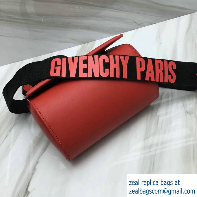 Givenchy Pandora Box Mini Bag Red Logo Strap 2018