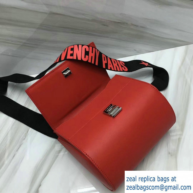 Givenchy Pandora Box Mini Bag Red Logo Strap 2018