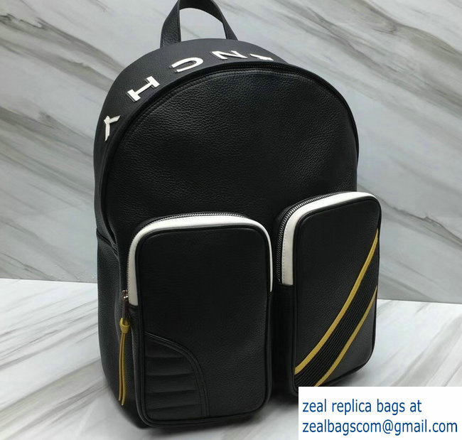 Givenchy Reverse Backpack Bag Black/Yellow 2018 - Click Image to Close