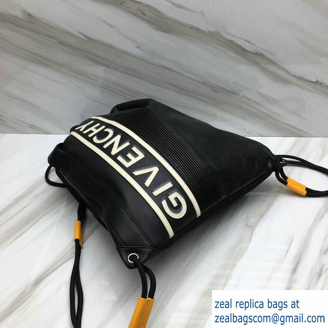 Givenchy Reverse Drawstring Backpack Bag Black/White 2018 - Click Image to Close