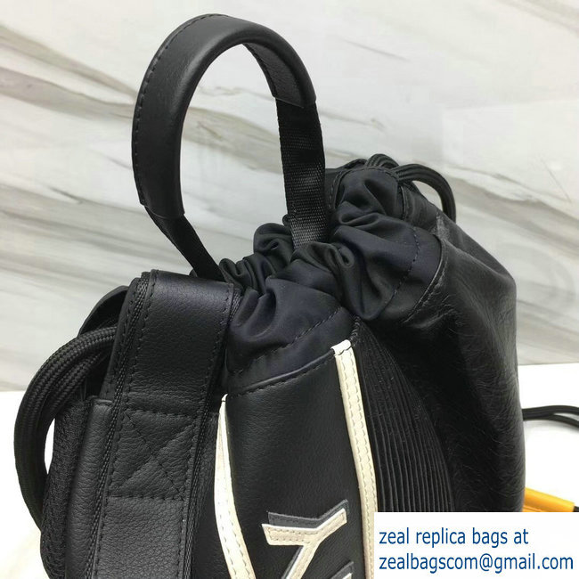 Givenchy Reverse Drawstring Backpack Bag Black/White 2018 - Click Image to Close