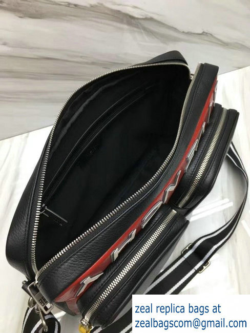 Givenchy Reverse Zippered Messenger Bag Black/Red 2018