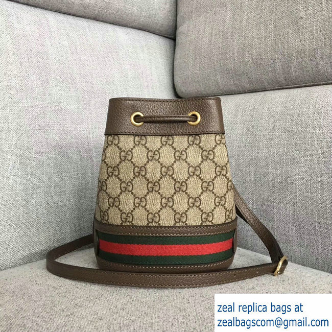 Gucci Ophidia web Nano Bucket Top Handle Bag 550620 2018