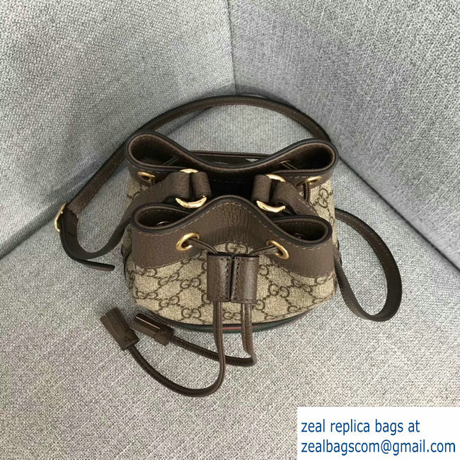 Gucci Ophidia web Nano Bucket Top Handle Bag 550620 2018