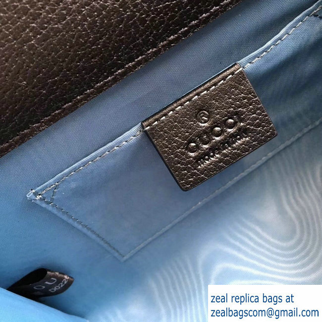 Gucci Padlock Bee Star Small Shoulder Bag 432182 Black 2018