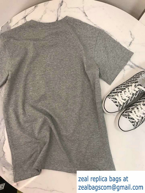 Gucci Vintage Logo T-shirt with Tiger Gray 2019