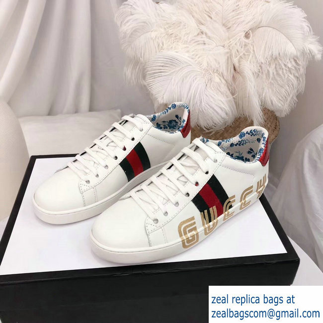 Gucci Web Guccy Lovers Sneakers White 2018