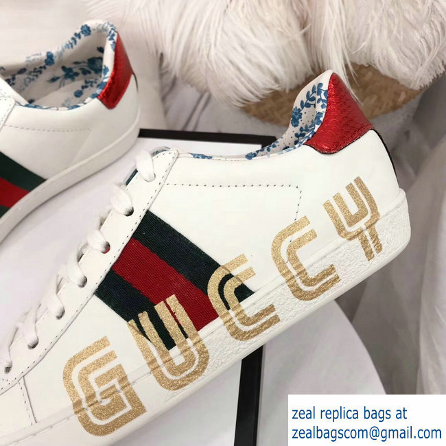 Gucci Web Guccy Lovers Sneakers White 2018