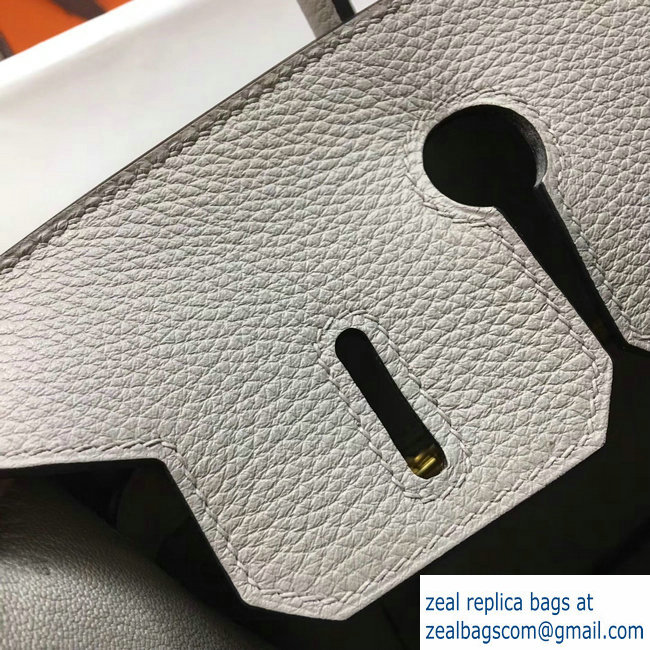Hermes Birkin 30/35 Bag in Original Togo Leather Bag mouette gray - Click Image to Close