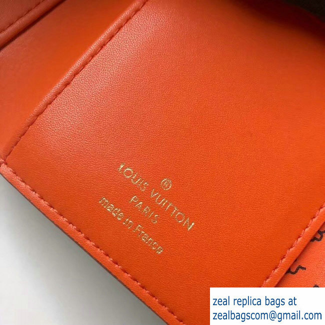 Louis Vuitton Catogram Monogram Canvas Twist Compact Wallet M63889 2018