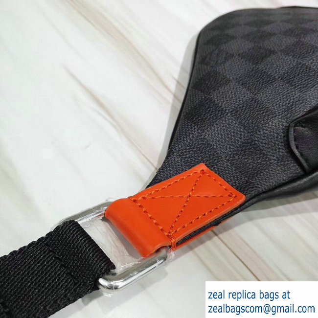 Louis Vuitton Damier Cobalt Canvas Discover Bumbag Bag Orange Logo 2019 - Click Image to Close
