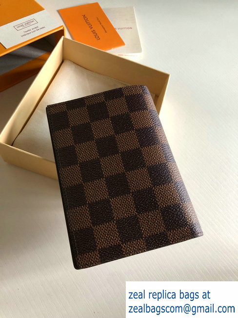 Louis Vuitton Damier Ebene Canvas Passport Cover N64412 - Click Image to Close