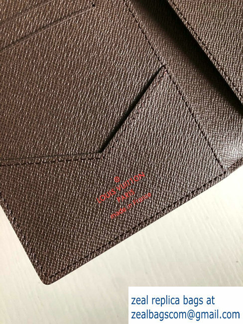Louis Vuitton Damier Ebene Canvas Passport Cover N64412 - Click Image to Close