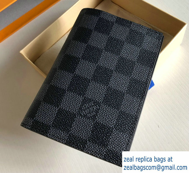 Louis Vuitton Damier Graphite Canvas Passport Cover N64411 - Click Image to Close