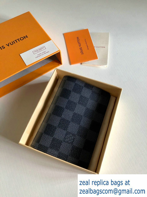 Louis Vuitton Damier Graphite Canvas Passport Cover N64411