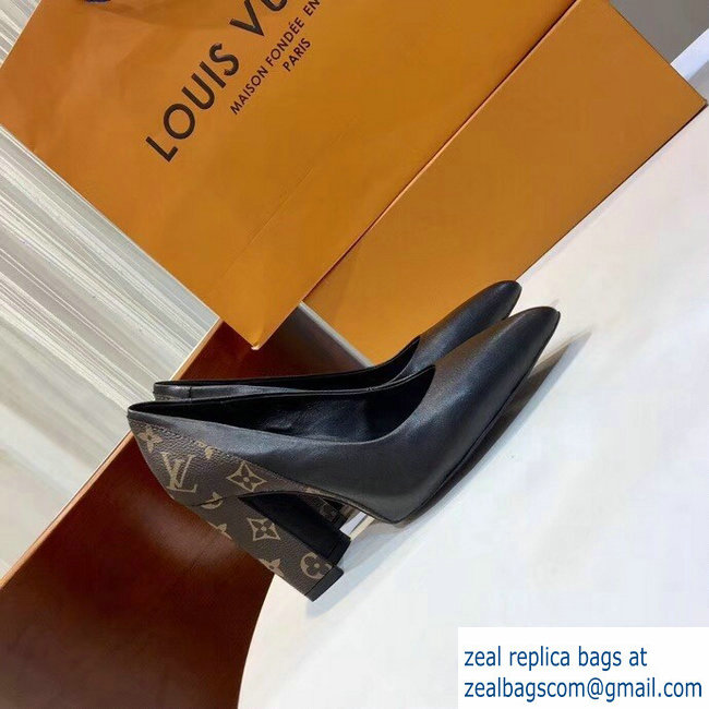 Louis Vuitton Heel 10.5cm Matchmake Pumps 1A3PR4 Noir 2019
