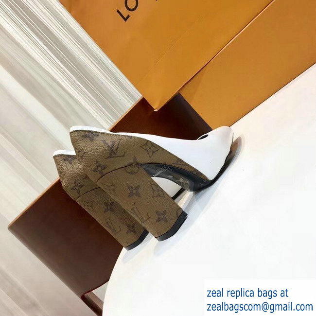 Louis Vuitton Heel 10.5cm Matchmake Pumps 1A3PRJ White 2019 - Click Image to Close