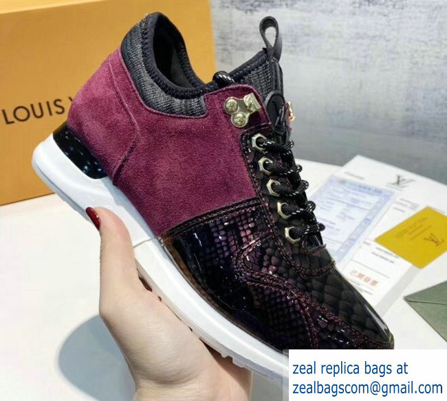 Louis Vuitton Iridescent Fish Scale Pattern Run Away Sneakers 01 2019 - Click Image to Close