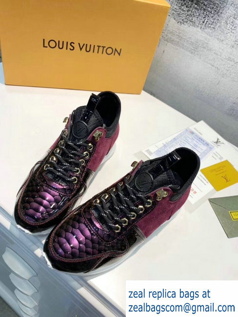 Louis Vuitton Iridescent Fish Scale Pattern Run Away Sneakers 01 2019