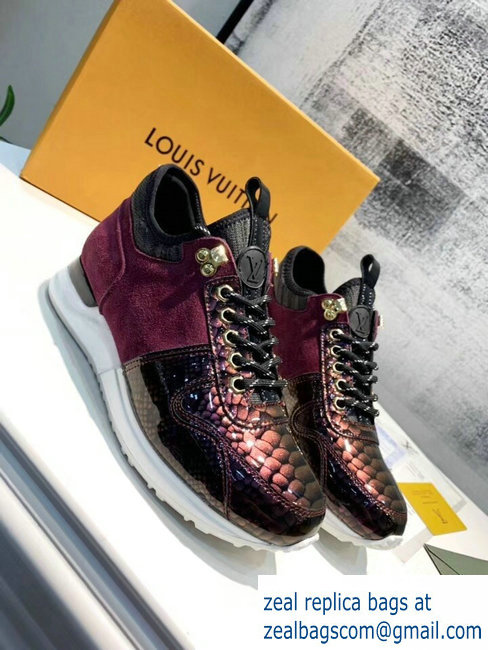 Louis Vuitton Iridescent Fish Scale Pattern Run Away Sneakers 01 2019