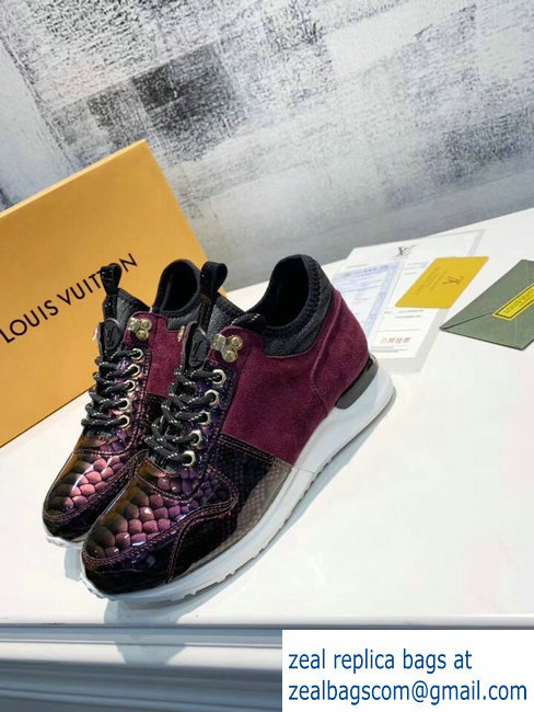 Louis Vuitton Iridescent Fish Scale Pattern Run Away Sneakers 01 2019